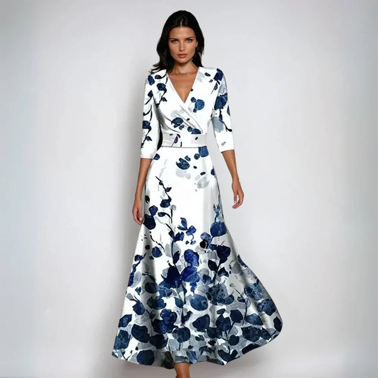 EMILIA | Elegant and Versatile Floral Dress
