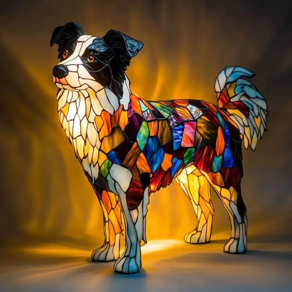 Border Collie Glow Lamp