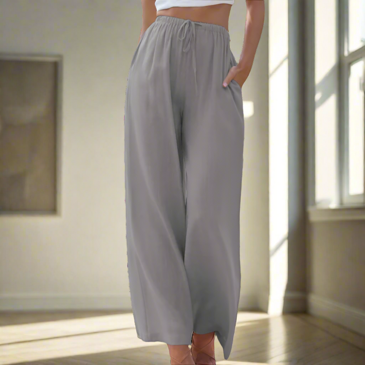 Zoe™ - Elegant Cotton Trousers