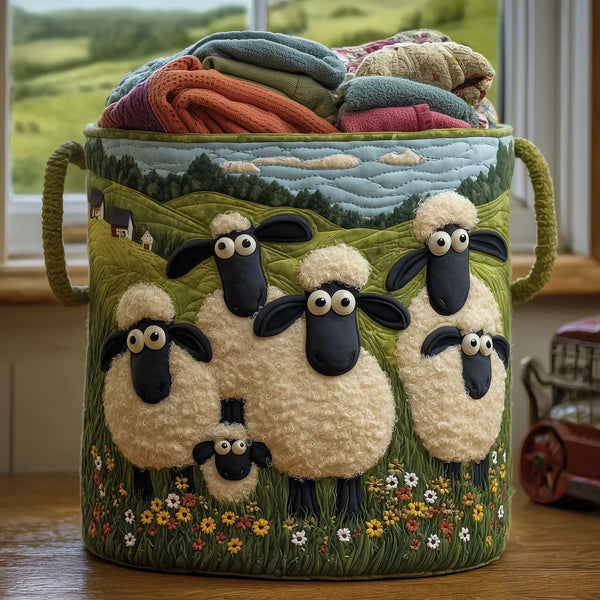Opal | Grazing Flock Laundry Basket
