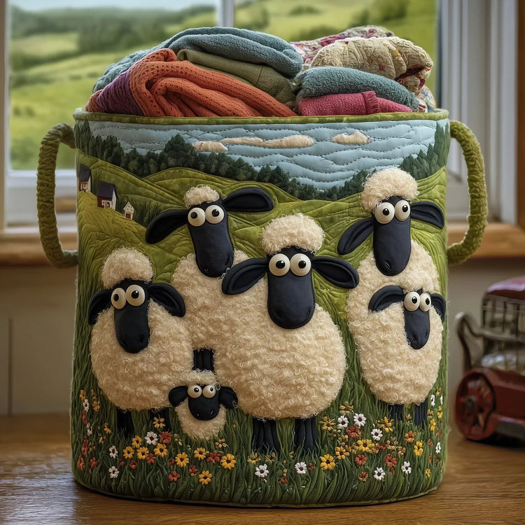 Opal | Grazing Flock Laundry Basket