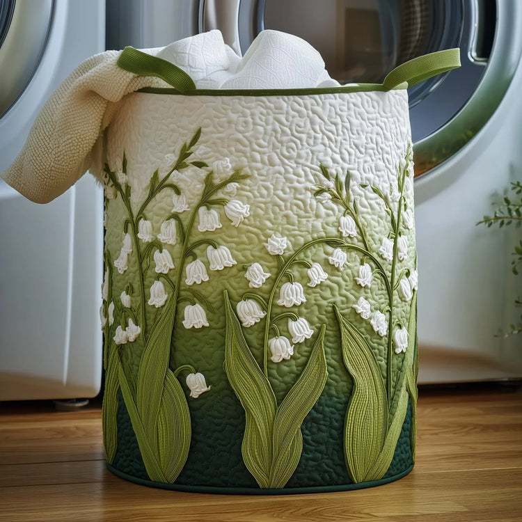 Cora | White Blossom Laundry Basket
