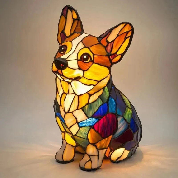 Regal Corgi Glow Lamp
