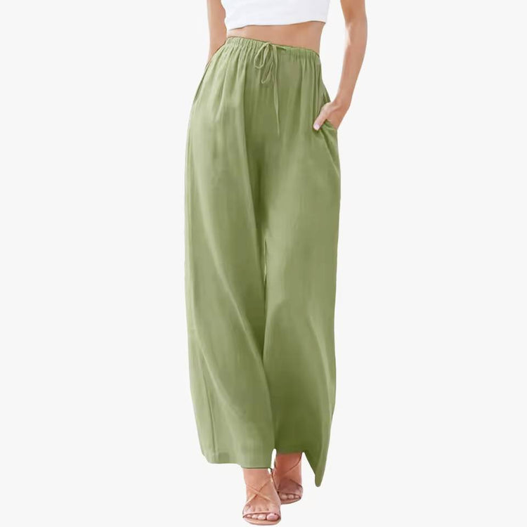Zoe™ - Elegant Cotton Trousers
