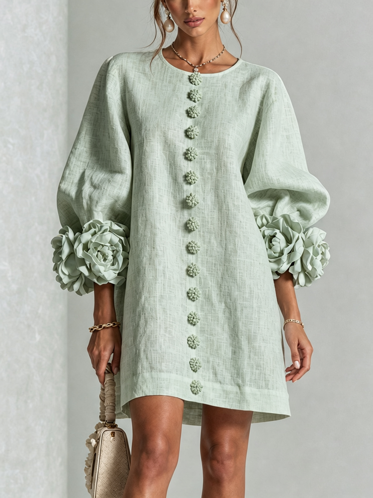Rosalie - Button-Down Mini Dress