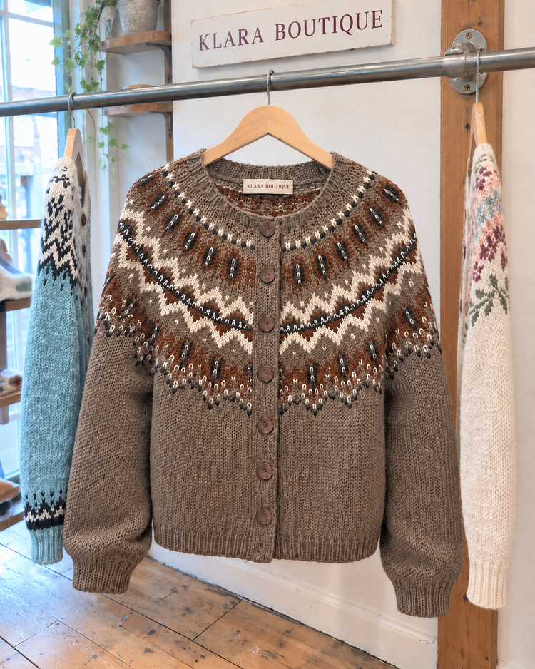 Adeline | Útulný vintage kardigan