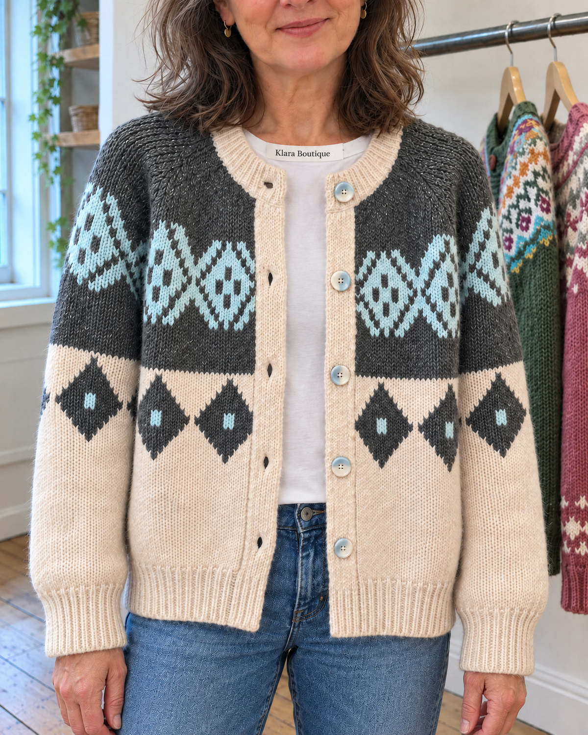 Annie | Útulný vintage kardigan