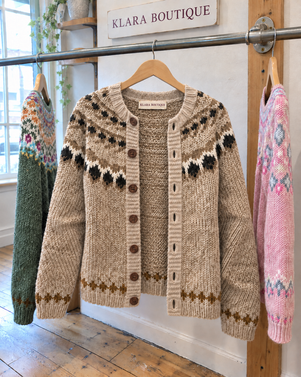 Aubree | Útulný vintage kardigan