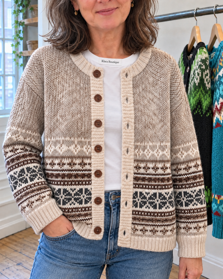 Bailey | Útulný vintage kardigan
