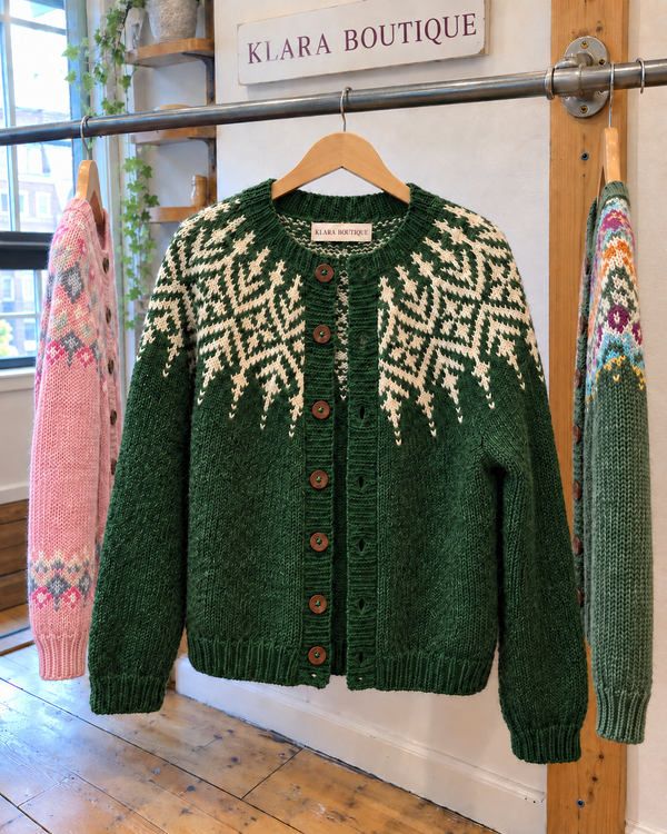 Brienne | Útulný vintage kardigan