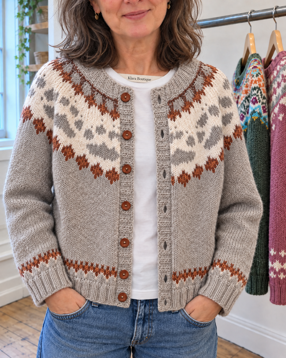 Emery | Útulný vintage kardigan