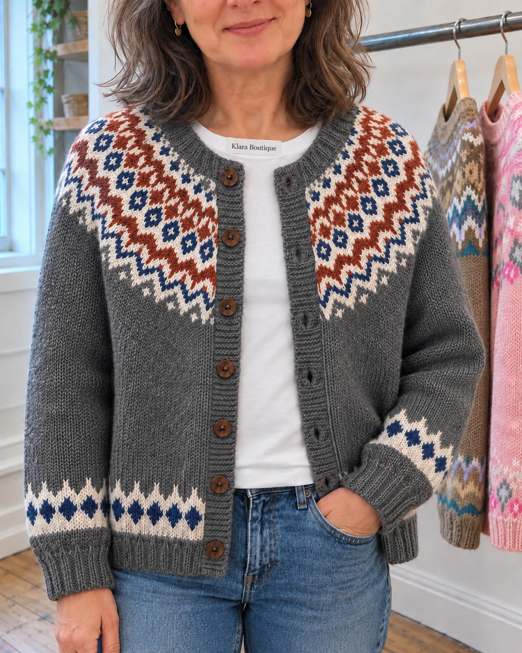 Gabriella | Útulný vintage kardigan