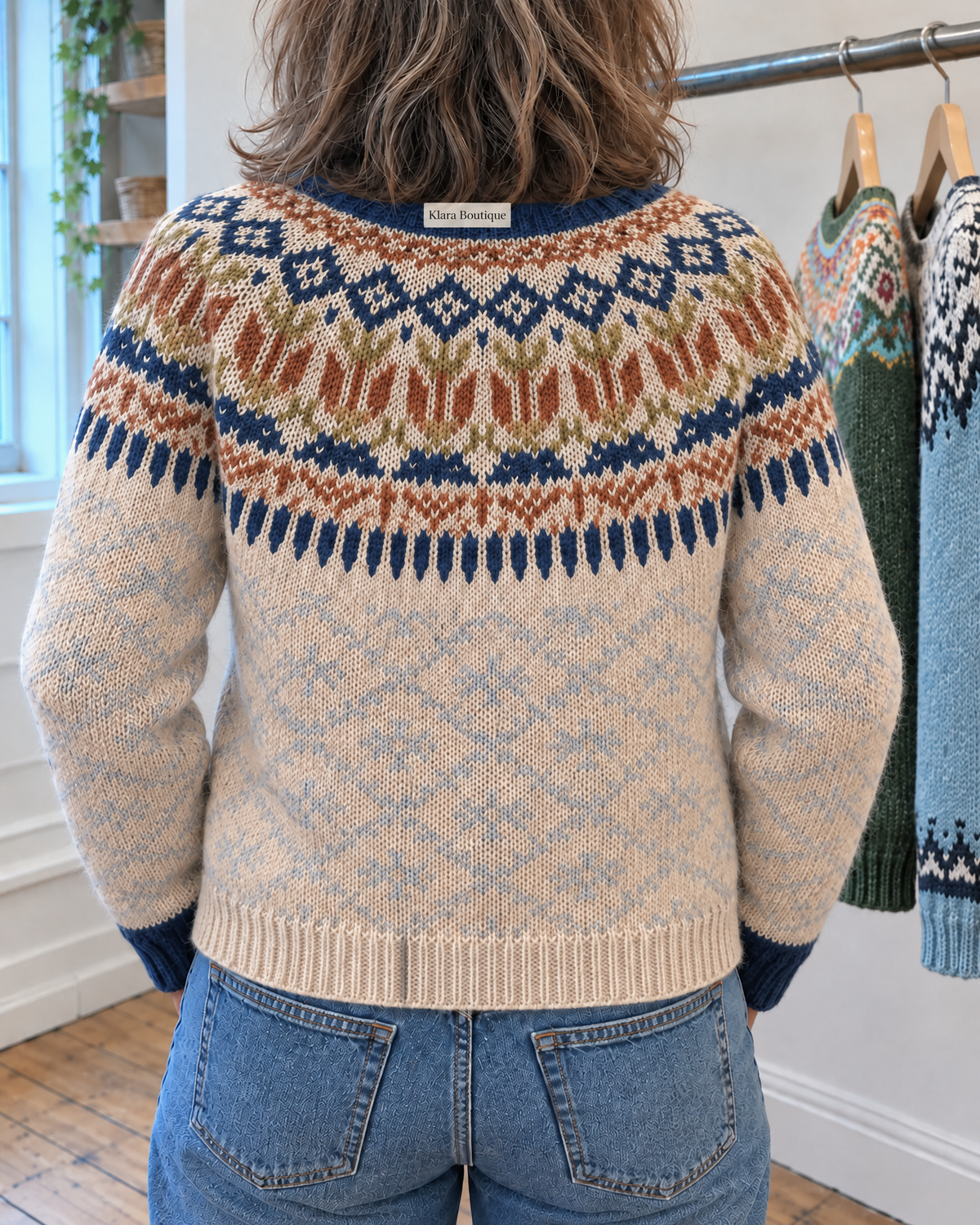 Hailey | Útulný vintage kardigan