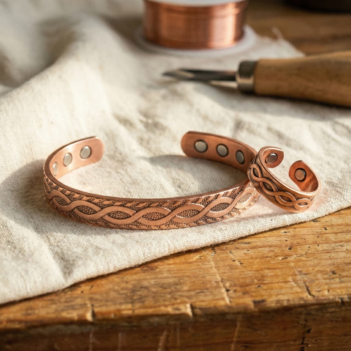 Měděná sada Knot