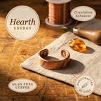 Měděný prsten Hearth