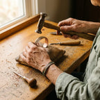 Měděný náramek Forge