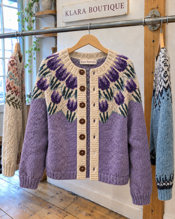Josephine | Útulný vintage kardigan
