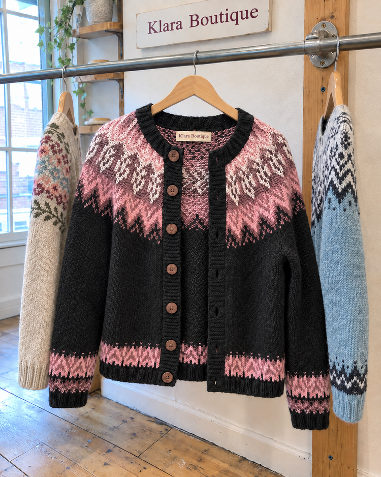 Lydia | Útulný vintage kardigan
