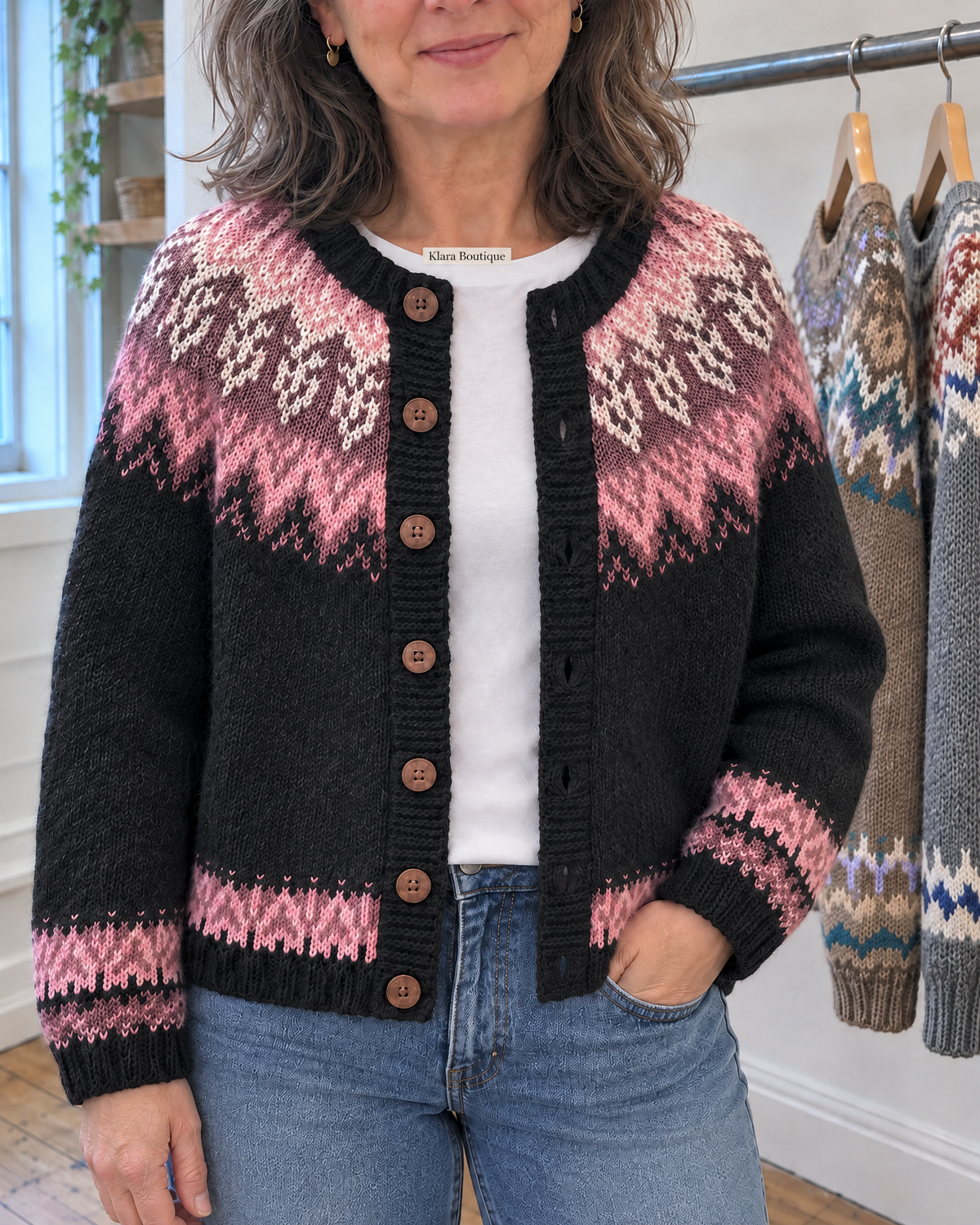 Lydia | Útulný vintage kardigan