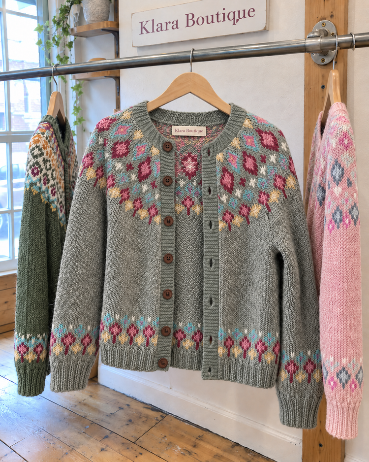 Madeline | Útulný vintage kardigan