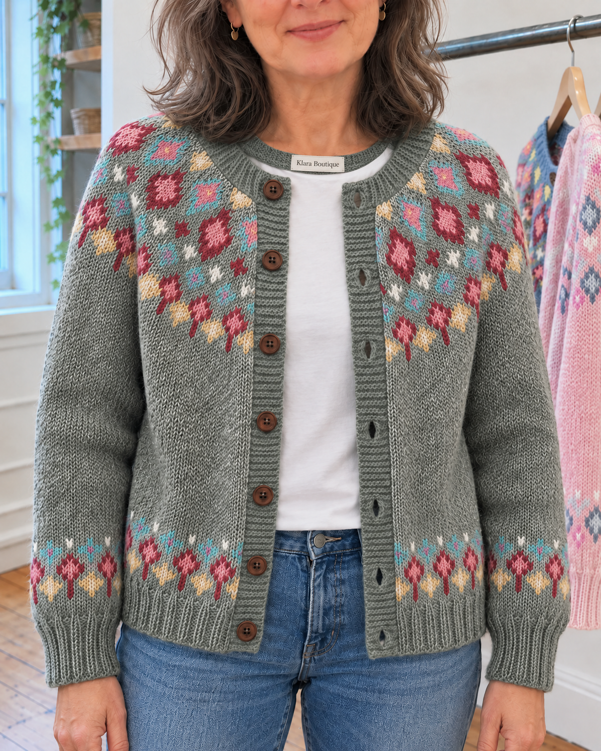 Madeline | Útulný vintage kardigan