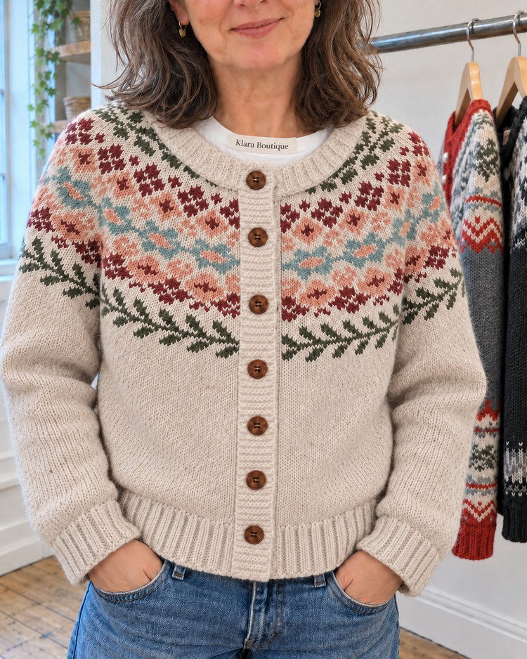 Madelyne | Útulný vintage kardigan