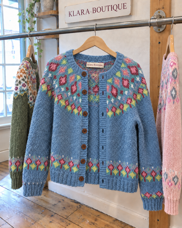 Quinnie | Útulný vintage kardigan