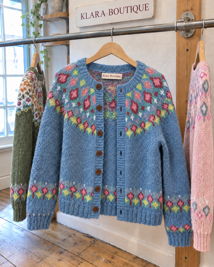 Quinnie | Útulný vintage kardigan