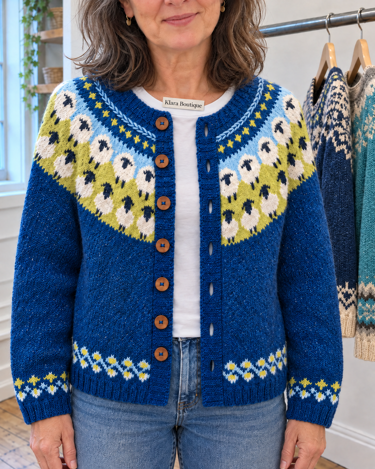 Sophie | Útulný vintage kardigan